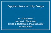 Applications of op amps