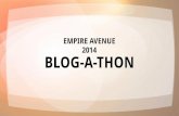 Empire avenue blog a-thon