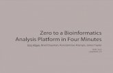 E Afgan - Zero to a bioinformatics analysis platform in four minutes