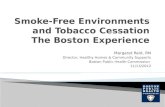Smoke Free Environments and Tobacco Cessation