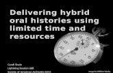 Delivering Hybrid Oral Histories Using Limited Time and Resources, Cyndi Shein