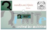 Rand(o,m) quiz with ans