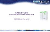 5kW on grid case study, Chennai, India
