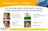 PV SOLAR ROOF RACKING: Current Issues and State-of-the-Art Solutions