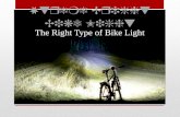 The right type of bike light