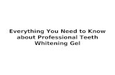Professional Teeth Whitening Gel