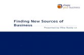 Finding New Business - A Strategic Focus for Small Business