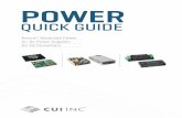 CUI Power Quick Guide