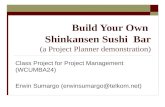 Shinkansen Sushi Bar - Project Management Class Project