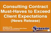 Consulting Contract Must-Haves to Exceed Client Expectations (Slides)