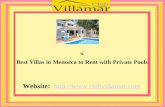 Best Villas in Menorca to Rent with Private Pools