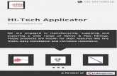 Hi tech-applicator