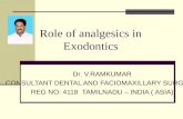 Role of analgesics in exodontics