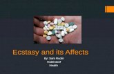 Ecstasy and its Affects Socially, Mentally, and Physically