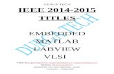 IEEE TITLES 2014 2015