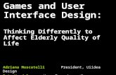 Games & UI Design to Affect Elderly Quality of Life