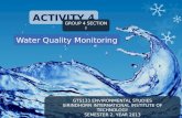 Water Quality Monitoring Acitvity