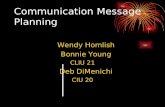 Communication Message Planning