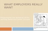 What employers really want