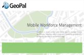 GeoPal Mobile Workforce Management Solutions Overview