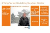 8 Things You Must Do to Drive SharePoint User Adoption