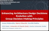 Group Decision Making to improve Software Resilience