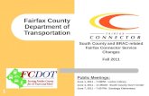 Fall 2011 South County and BRAC-related Fairfax Connector Service Changes