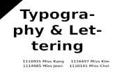 Typography & lettering 최종1