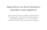 Operations on Real Numbers