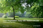CSS Regression Tests with WebdriverCSS