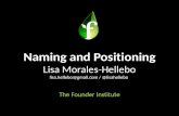 Founder Institute / Naming & positioning