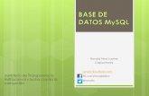 Introducción Base de datos mysql