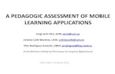 A pedagogic assessment of mobile learning applications