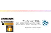 SEO y Wordpress: Aun podemos hacerlo mejor