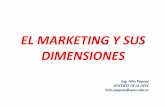 El marketing y sus dimensiones