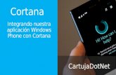 Integrando nuestra Aplicación Windows Phone con Cortana