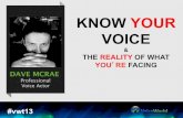 Dave McRae | Knowing Your Voice & The Reality of What You're Facing