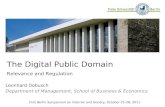 The Digital Public Domain: Relevance and Regulation