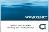 Updates from the Sakai Teaching and Learning Group