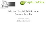 Me And My Mobile Phone Survey Results