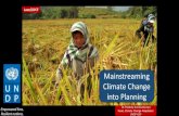 Pradeep Kurukulasuriya, UNDP-GEF: Mainstreaming climate change into planning