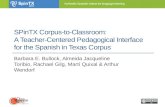 SPinTX Corpus-to-Classroom: A Teacher-Centered Pedagogical Interface for the Spanish in Texas Corpus