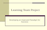 The Online Learning Team: Developing an Improved Paradigm for Success
