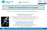 Safe transitions in care