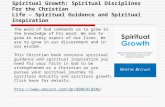 Spiritual Growth: Spiritual Disciplines for the Christian Life - Spiritual  Guidance and Spiritual Inspiration