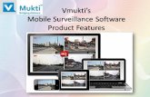 vmukti’s mobile suvelliance software features