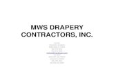 Mws drapery contractors inc power point new