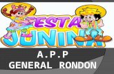 Festa junina APP General Rondon