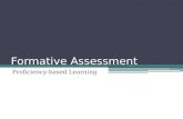 SPSD Proficiency-based Learning:  Formative assessment