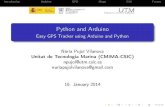 Easy GPS Tracker using Arduino and Python